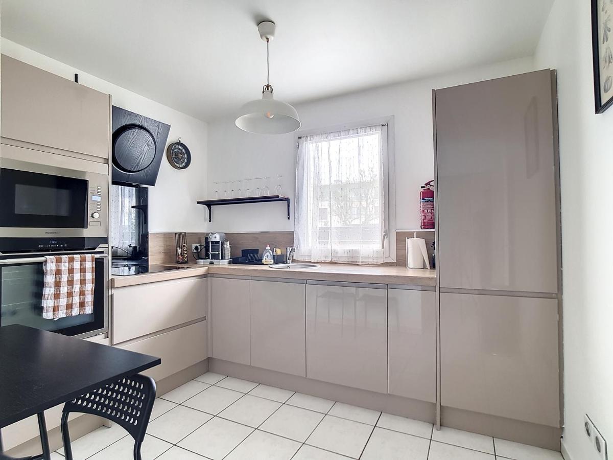 T3 Flat Moderne Sur 2 Etages Metro Parking Free Entrance Autonome Daire Rouen Dış mekan fotoğraf