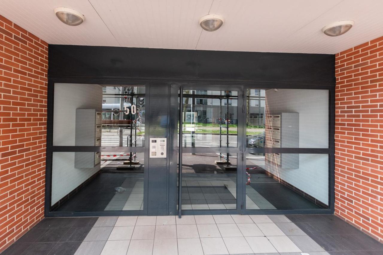 T3 Flat Moderne Sur 2 Etages Metro Parking Free Entrance Autonome Daire Rouen Dış mekan fotoğraf