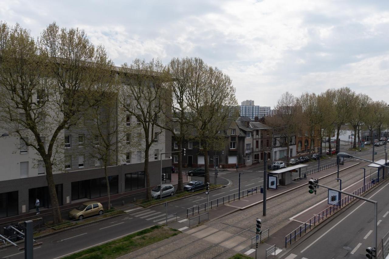 T3 Flat Moderne Sur 2 Etages Metro Parking Free Entrance Autonome Daire Rouen Dış mekan fotoğraf