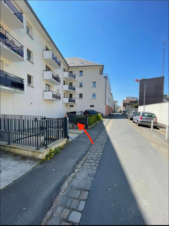 T3 Flat Moderne Sur 2 Etages Metro Parking Free Entrance Autonome Daire Rouen Dış mekan fotoğraf